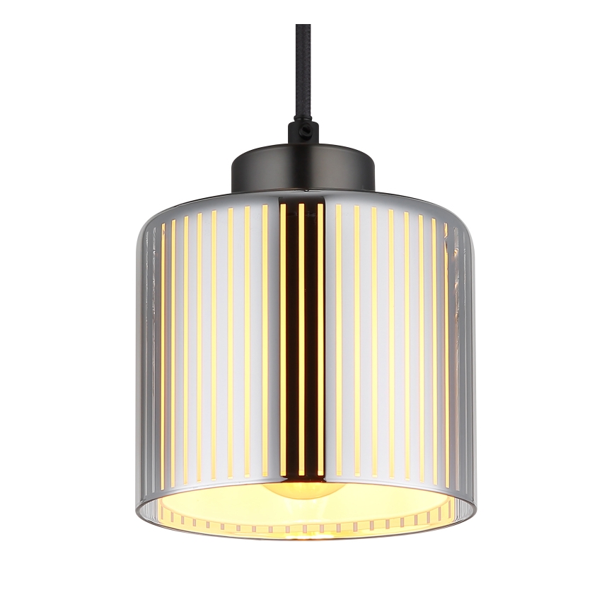 Globo - Candeeiro suspenso 1xE27/60W/230V cromado brilhante diâmetro 14 cm
