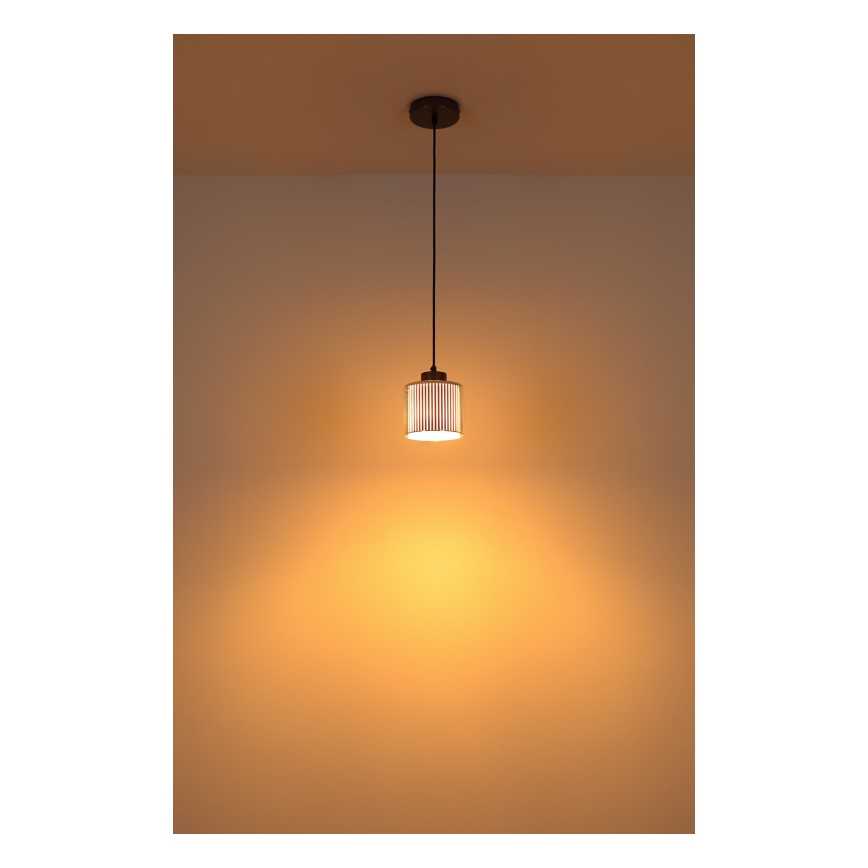 Globo - Candeeiro suspenso 1xE27/60W/230V cromado brilhante diâmetro 14 cm