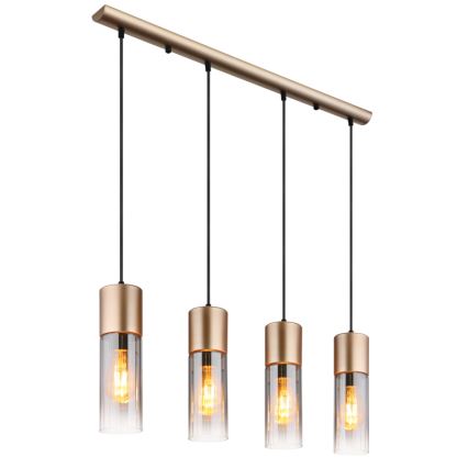 Globo - Candeeiro suspenso 3xE27/25W/230V bronze
