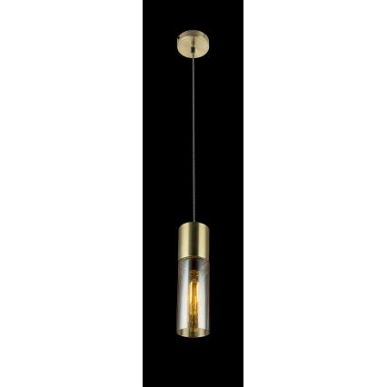 Globo - Candeeiro suspenso 1xE27/25W/230V diâmetro 10,5 cm latão