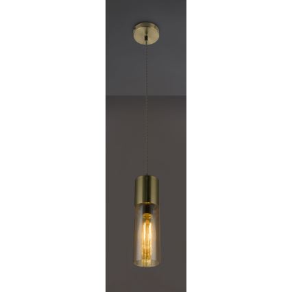 Globo - Candeeiro suspenso 1xE27/25W/230V diâmetro 10,5 cm latão