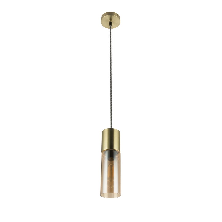 Globo - Candeeiro suspenso 1xE27/25W/230V diâmetro 10,5 cm latão