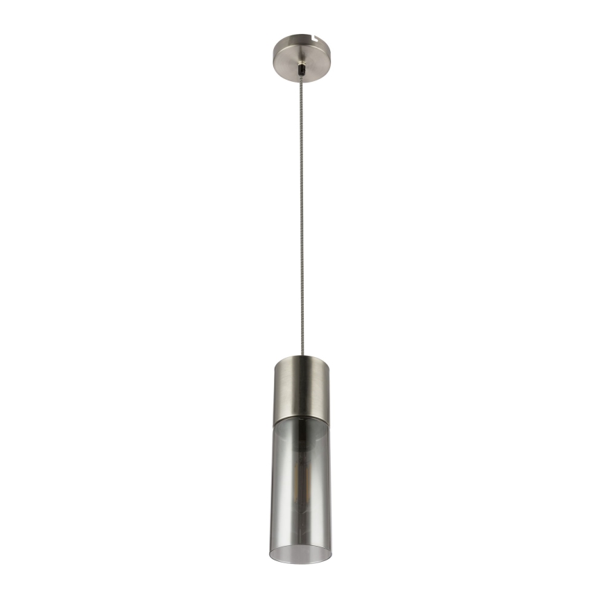 Globo - Candeeiro suspenso 1xE27/25W/230V diâmetro 10,5 cm cromado mate
