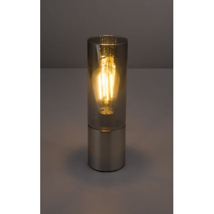 Globo - Candeeiro de mesa táctil 1xE27/25W/230V diâmetro 9 cm cromado mate