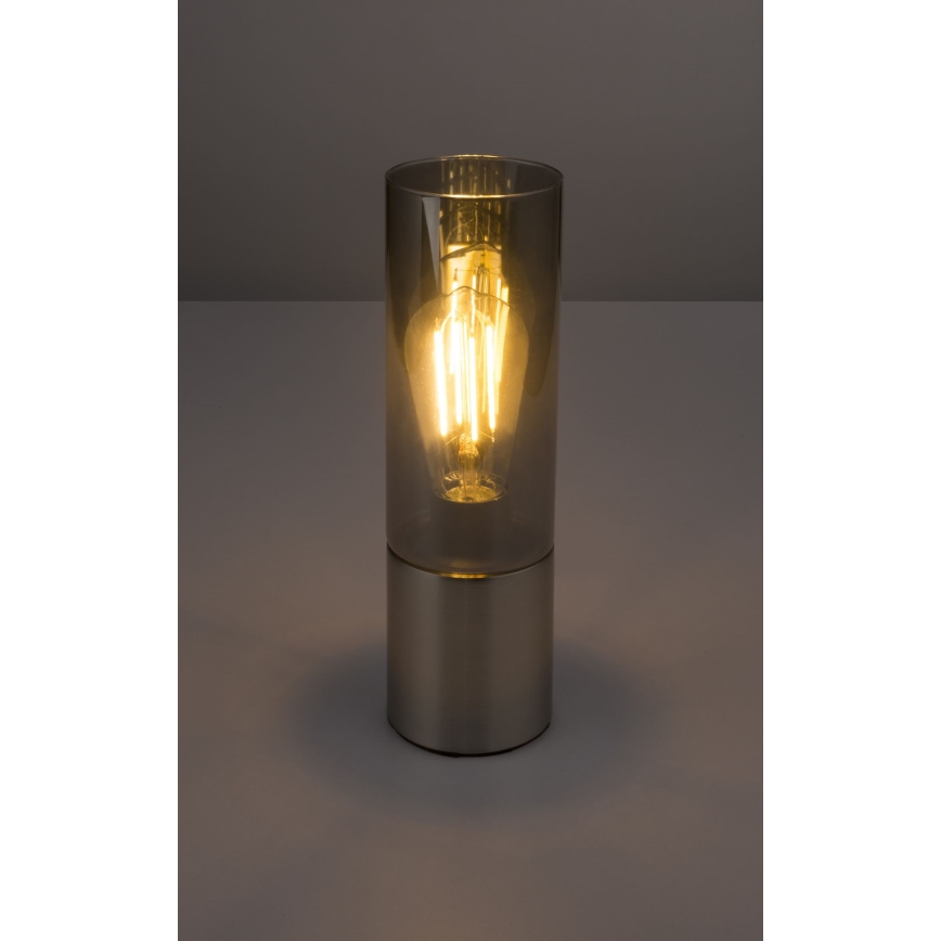 Globo - Candeeiro de mesa táctil 1xE27/25W/230V diâmetro 9 cm cromado mate