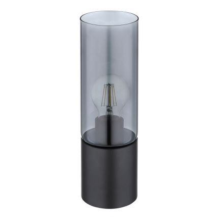 Globo - Candeeiro de mesa táctil 1xE27/25W/230V diâmetro 9 cm preto