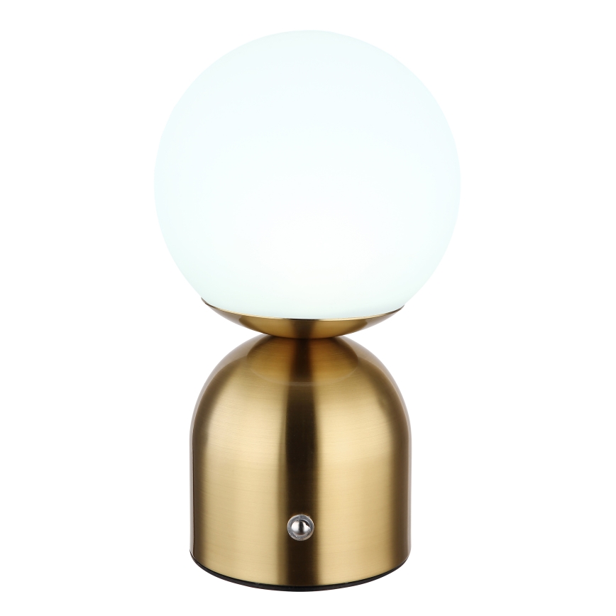 Globo - Candeeiro de mesa táctil LED com regulação LED/2,5W/3,7V 2700K/4000K/6500K 1800 mAh USB latão