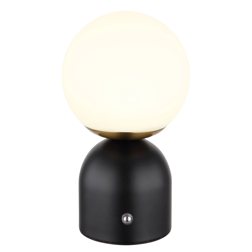 Globo - Lâmpada de mesa tátil LED regulável LED/2,5W/3,7V 2700/4000/6500K 1800 mAh USB preta