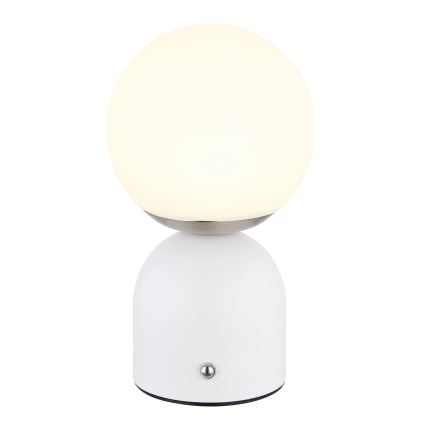 Globo - Candeeiro de mesa táctil LED com regulação LED/2W/5V 2700/4000/6500K 1800 mAh branco