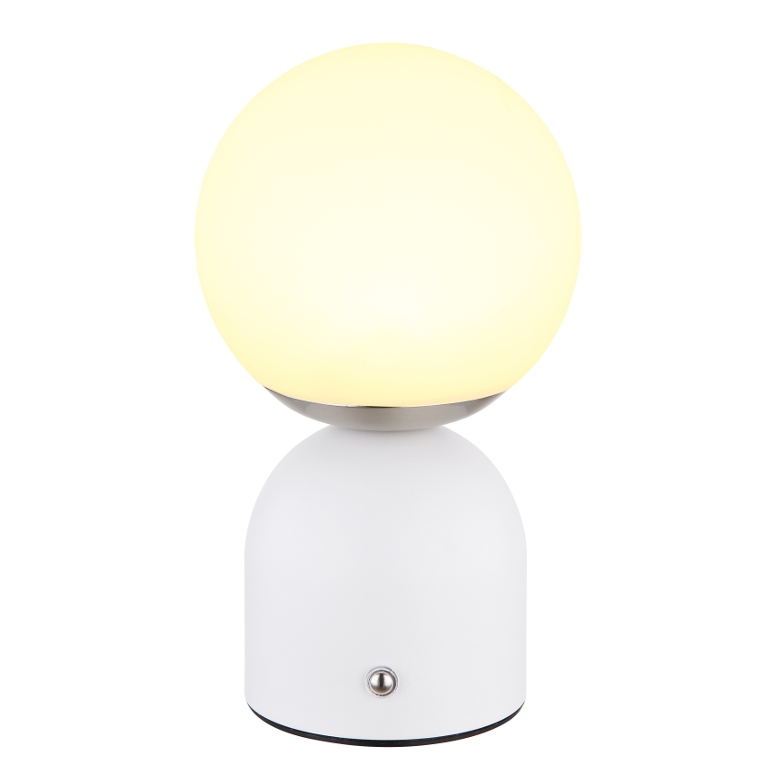 Globo - Candeeiro de mesa táctil LED com regulação LED/2W/5V 2700/4000/6500K 1800 mAh branco