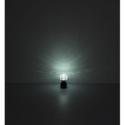 Globo - Candeeiro de mesa táctil LED com regulação LED/2W/5V 2700/4000/6500K 1800 mAh preto