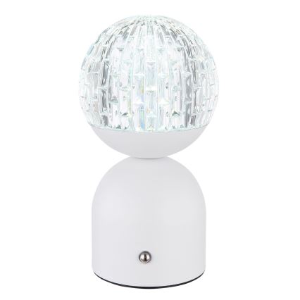 Globo - Candeeiro de mesa táctil LED com regulação LED/2W/5V 2700/4000/65000K 1800 mAh branco