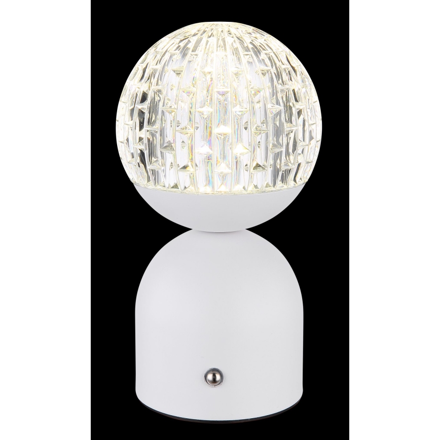 Globo - Lâmpada de mesa LED tátil regulável LED/2,5W/3,7V 2700/4000/6500K 1800 mAh USB branca