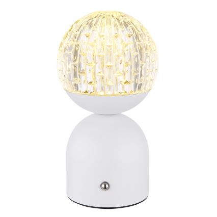 Globo - Lâmpada de mesa LED tátil regulável LED/2,5W/3,7V 2700/4000/6500K 1800 mAh USB branca