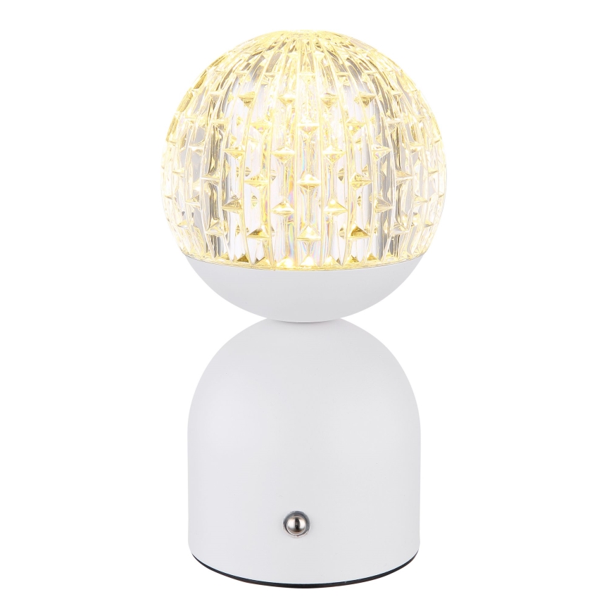 Globo - Lâmpada de mesa LED tátil regulável LED/2,5W/3,7V 2700/4000/6500K 1800 mAh USB branca