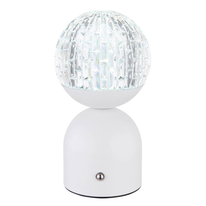 Globo - Lâmpada de mesa LED tátil regulável LED/2,5W/3,7V 2700/4000/6500K 1800 mAh USB branca