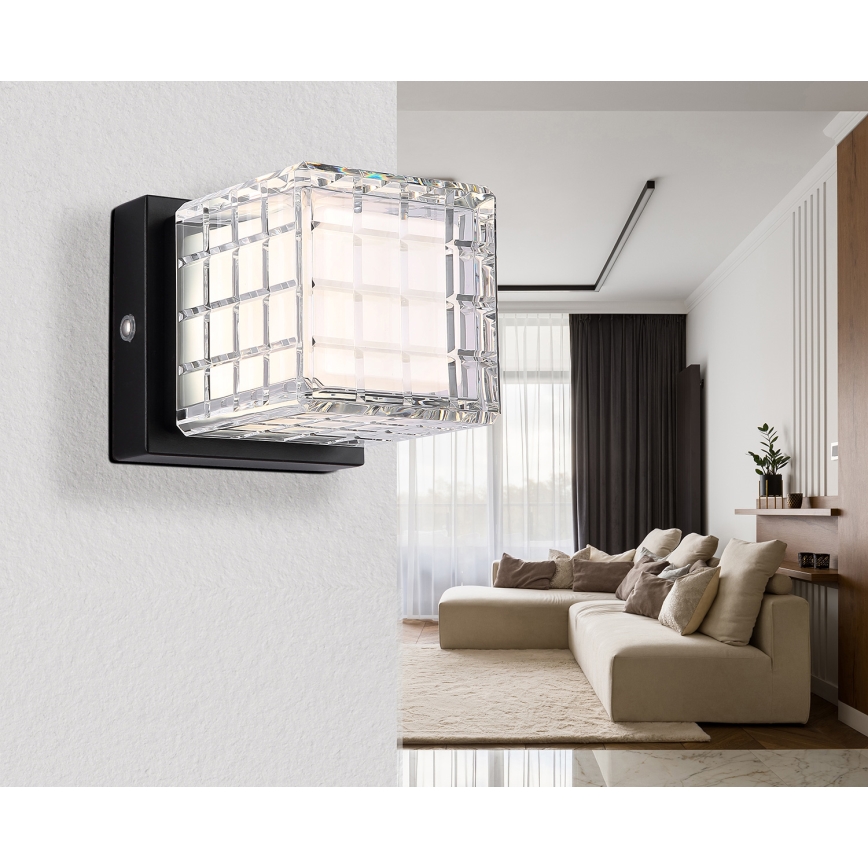 Globo - Candeeiro de mesa táctil LED com regulação LED/2,5W/3,7V 2700K/4000K/6500K 1800 mAh USB preto