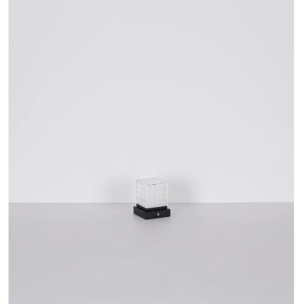 Globo - Candeeiro de mesa táctil LED com regulação LED/2,5W/3,7V 2700K/4000K/6500K 1800 mAh USB preto