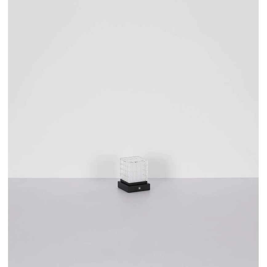 Globo - Candeeiro de mesa táctil LED com regulação LED/2,5W/3,7V 2700K/4000K/6500K 1800 mAh USB preto