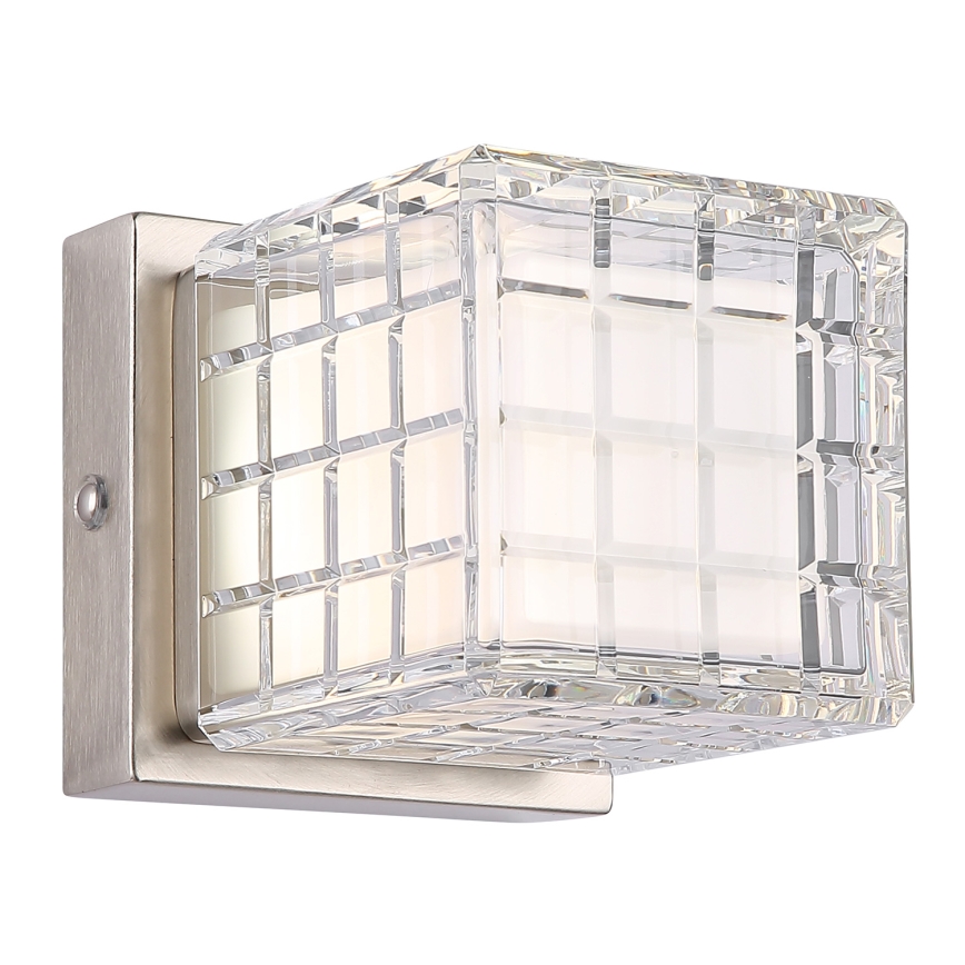 Globo - Candeeiro de mesa táctil LED com regulação LED/2,5W/3,7V 2700K/4000K/6500K 1800 mAh USB cromado mate