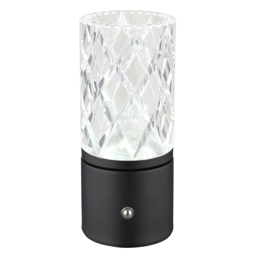 Globo - Lâmpada de mesa tátil LED regulável LED/2,5W/3,7V 2700K/4000K/6500K 1800 mAh USB preta