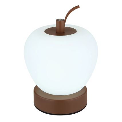 Globo - Candeeiro de mesa táctil LED com regulação LED/2W/3,7V 2700K/4000K/6500K 1200 mAh USB castanho