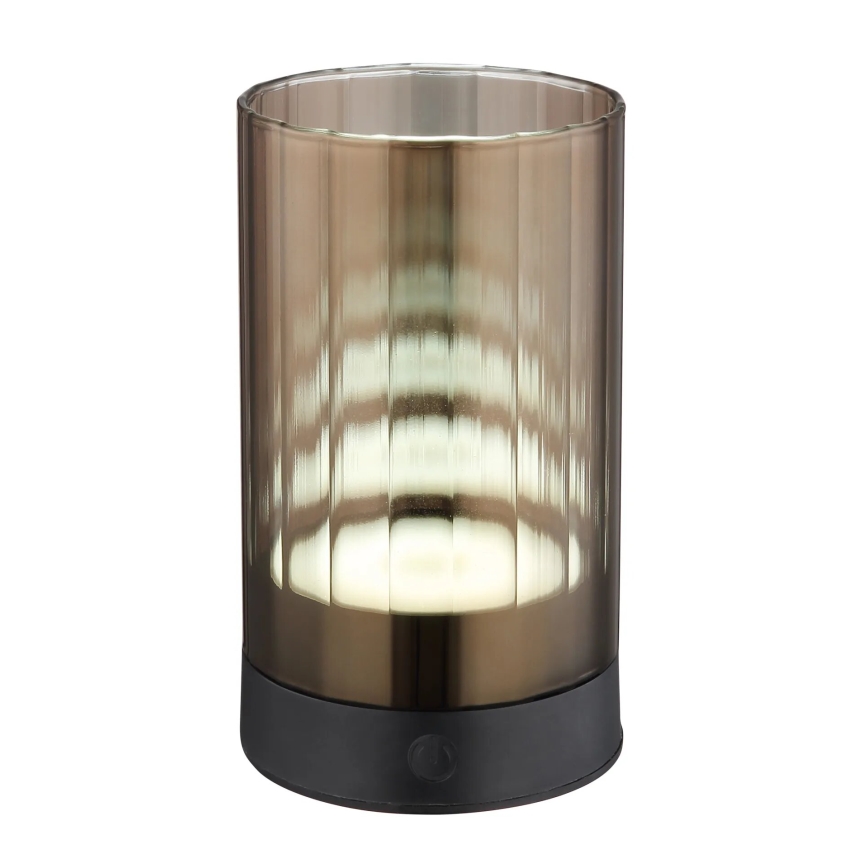 Globo - Candeeiro de mesa LED para exterior tátil e regulável LED/2W/3,7V 2700/4000/6500K 1200mAh IP44 castanho