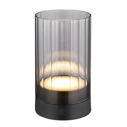 Globo - Candeeiro de mesa LED para exterior tátil e regulável LED/2W/3,7V 2700/4000/6500K 1200mAh IP44 cinzento
