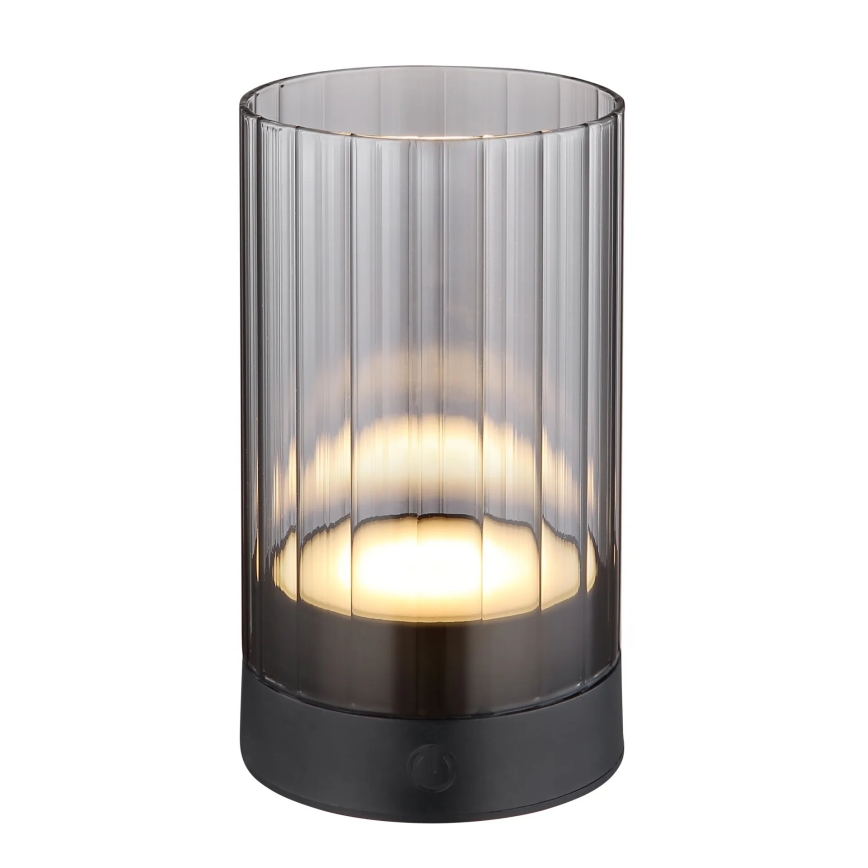 Globo - Candeeiro de mesa LED para exterior tátil e regulável LED/2W/3,7V 2700/4000/6500K 1200mAh IP44 cinzento