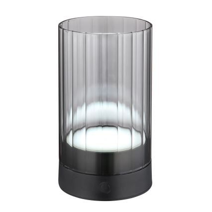 Globo - Candeeiro de mesa LED para exterior tátil e regulável LED/2W/3,7V 2700/4000/6500K 1200mAh IP44 cinzento