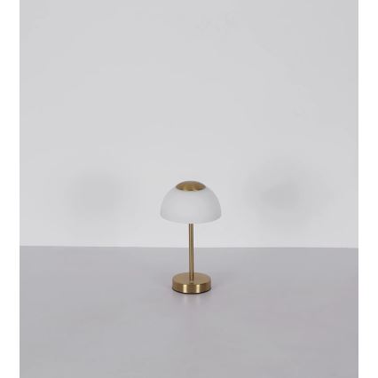 Globo - Candeeiro de mesa LED com regulação LED/2,5W/5V 1800mAh 2700K/4000K/6500K latão