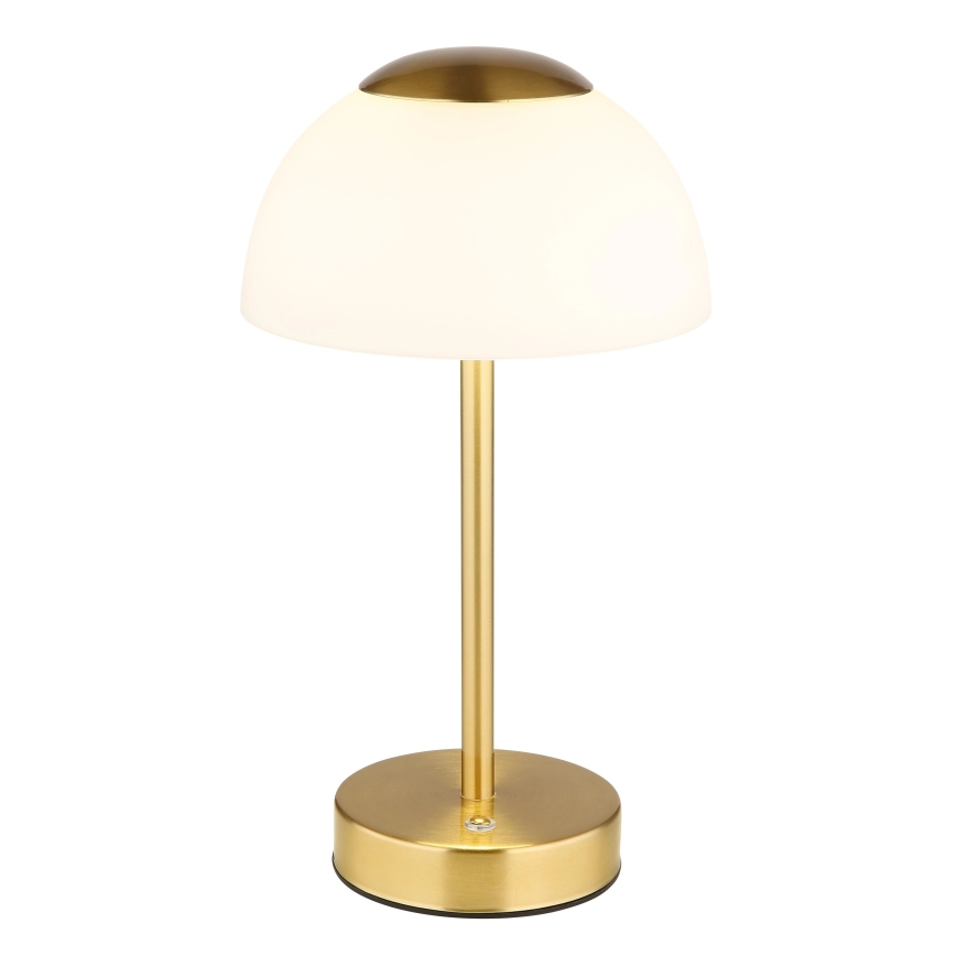Globo - Candeeiro de mesa LED com regulação LED/2,5W/5V 1800mAh 2700K/4000K/6500K latão