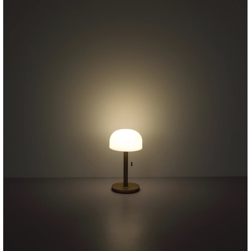 Globo - Candeeiro de mesa LED/1,5W/3,7V 3000/4200/6000K 1800mAh castanho