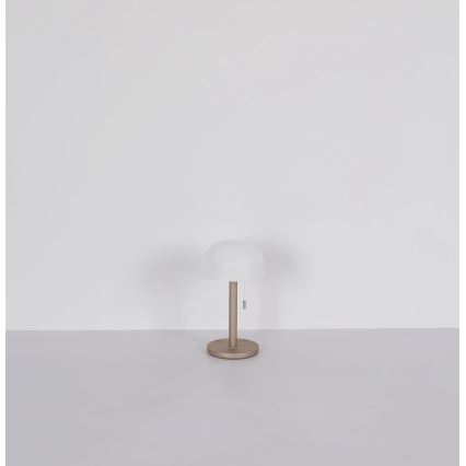 Globo - Candeeiro de mesa LED/1,5W/3,7V 3000/4200/6000K 1800mAh castanho