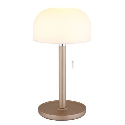 Globo - Candeeiro de mesa LED/1,5W/3,7V 3000/4200/6000K 1800mAh castanho