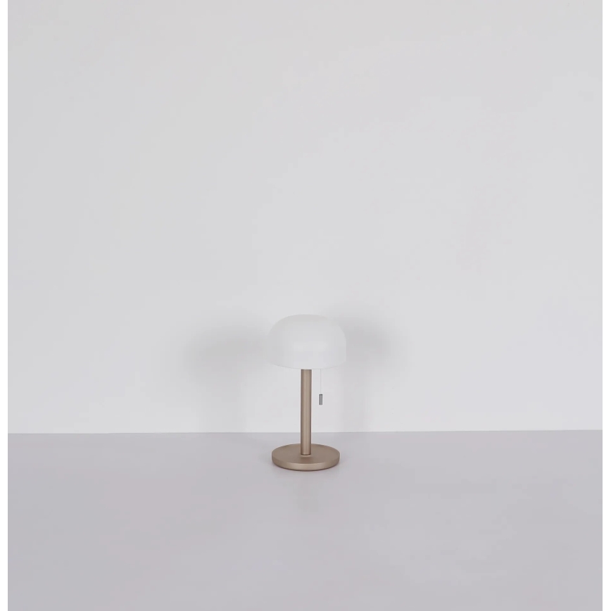 Globo - Lâmpada de mesa recarregável LED/1,5W/3,7V 3000/4200/6000K 1800mAh castanha