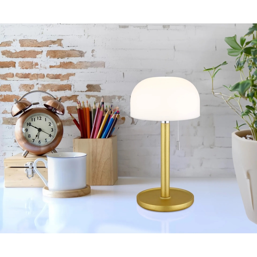Globo - Candeeiro de mesa LED/1,5W/3,7V 3000/4200/6000K 1800mAh latão