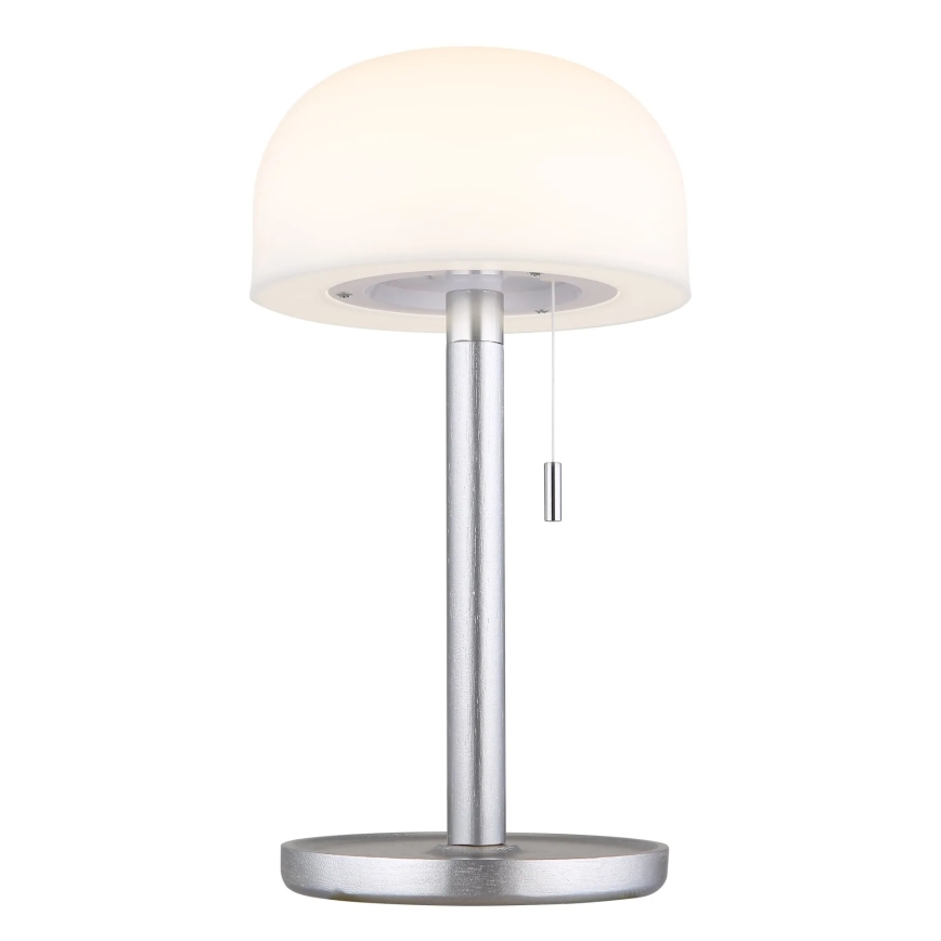 Globo - Candeeiro de mesa LED/1,5W/3,7V 3000/4200/6000K 1800mAh prateado