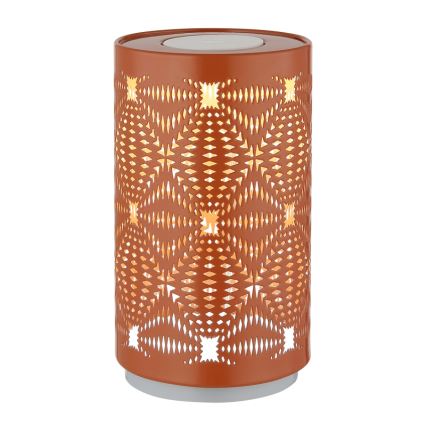 Globo - Lâmpada de mesa recarregável LED RGB tátil LED/1W/5V 500 mAh cobre