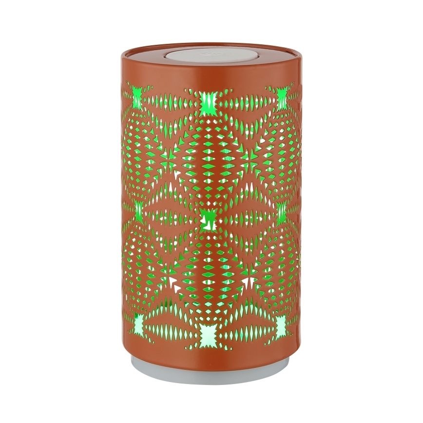 Globo - Lâmpada de mesa recarregável LED RGB tátil LED/1W/5V 500 mAh cobre