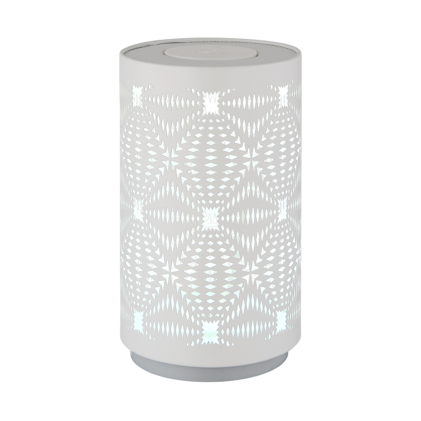 Globo - Lâmpada de mesa recarregável LED RGB com toque LED/1W/5V 500 mAh branca