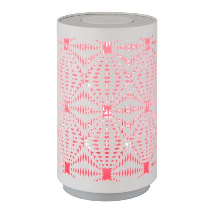 Globo - Lâmpada de mesa recarregável LED RGB com toque LED/1W/5V 500 mAh branca