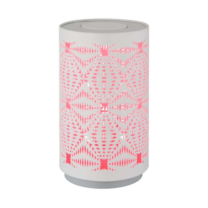 Globo - Lâmpada de mesa recarregável LED RGB com toque LED/1W/5V 500 mAh branca