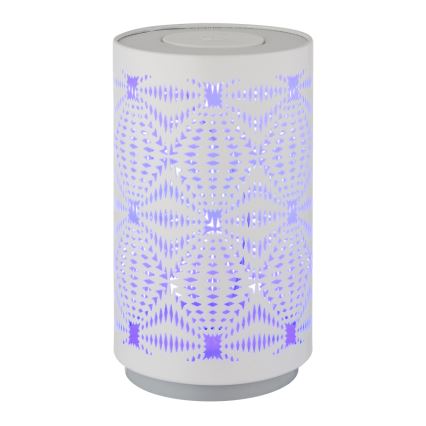 Globo - Lâmpada de mesa recarregável LED RGB com toque LED/1W/5V 500 mAh branca