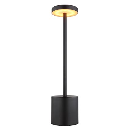 Globo - Candeeiro de mesa táctil LED com regulação LED/1,2W/3,7V 2000K/3500K/7000K 1200 mAh USB preto