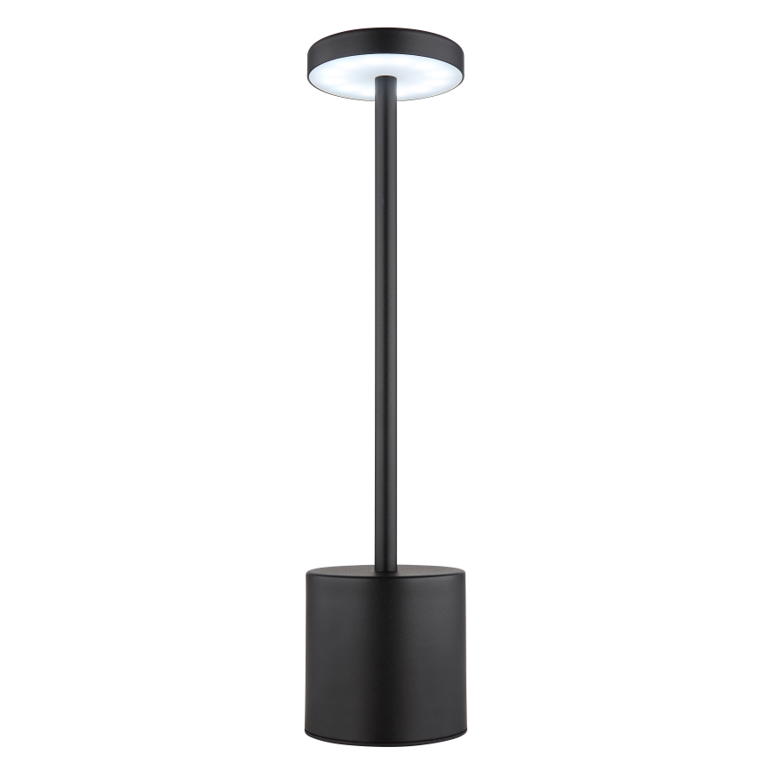 Globo - Candeeiro de mesa táctil LED com regulação LED/1,2W/3,7V 2000K/3500K/7000K 1200 mAh USB preto
