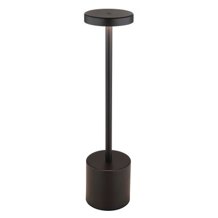 Globo - Candeeiro de mesa táctil LED com regulação LED/1,2W/3,7V 2000K/3500K/7000K 1200 mAh USB preto