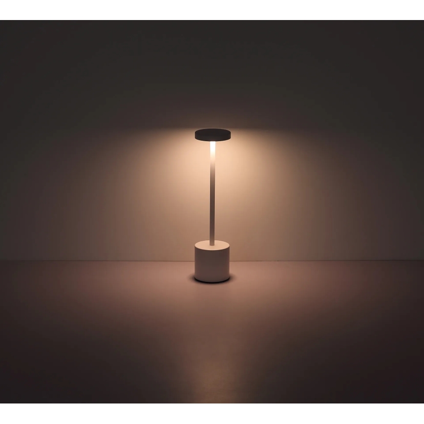 Globo - Candeeiro de mesa táctil LED com regulação LED/1,2W/3,7V 2000K/3500K/7000K 1200 mAh USB branco