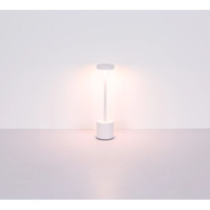 Globo - Candeeiro de mesa táctil LED com regulação LED/1,2W/3,7V 2000K/3500K/7000K 1200 mAh USB branco
