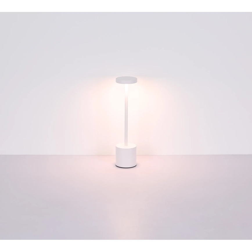Globo - Candeeiro de mesa táctil LED com regulação LED/1,2W/3,7V 2000K/3500K/7000K 1200 mAh USB branco
